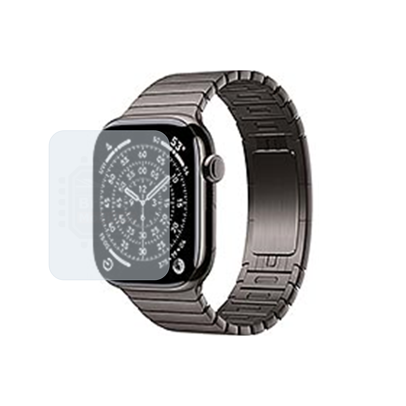 British Modules Apple Watch Clear Coat Self-Healing HydroGel Screen Protector Cover (Pack of 6)