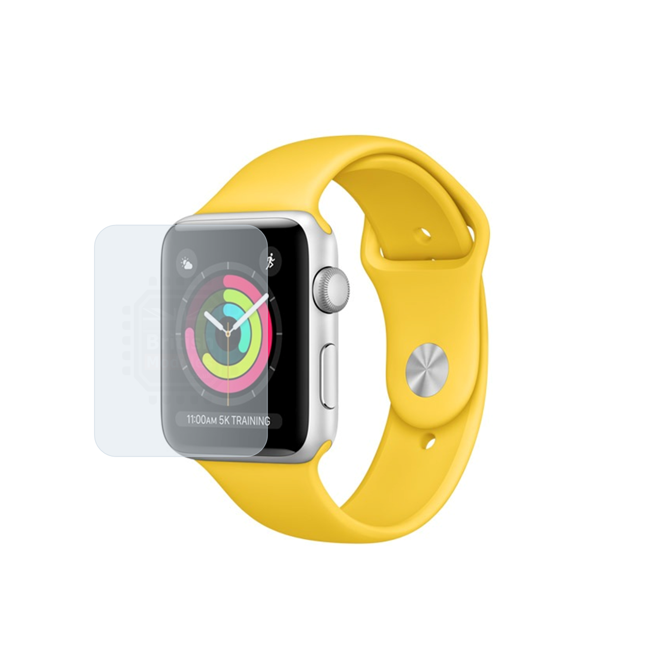 British Modules Apple Watch Clear Coat Self-Healing HydroGel Screen Protector Cover (Pack of 6)
