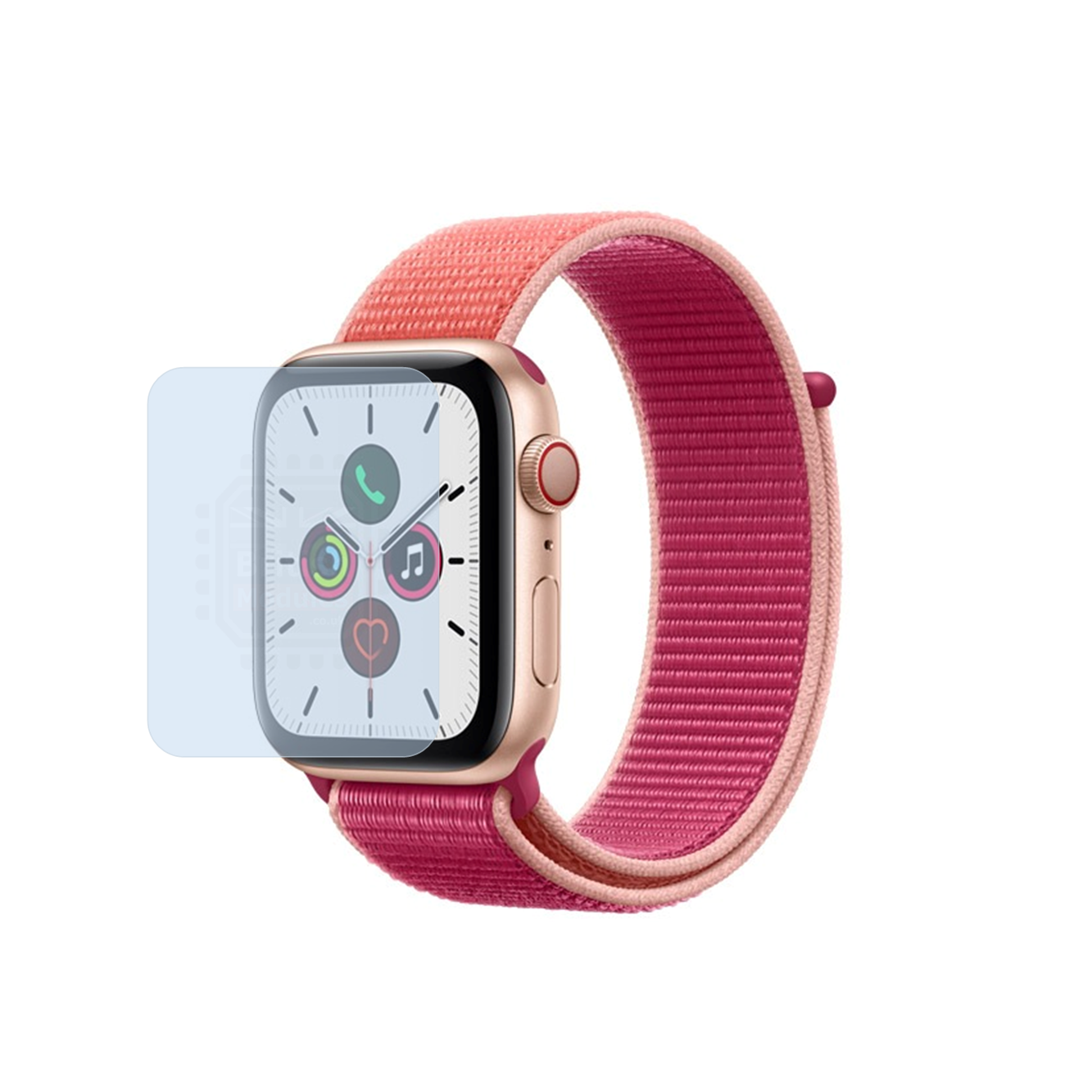 British Modules Apple Watch Clear Coat Self-Healing HydroGel Screen Protector Cover (Pack of 6)