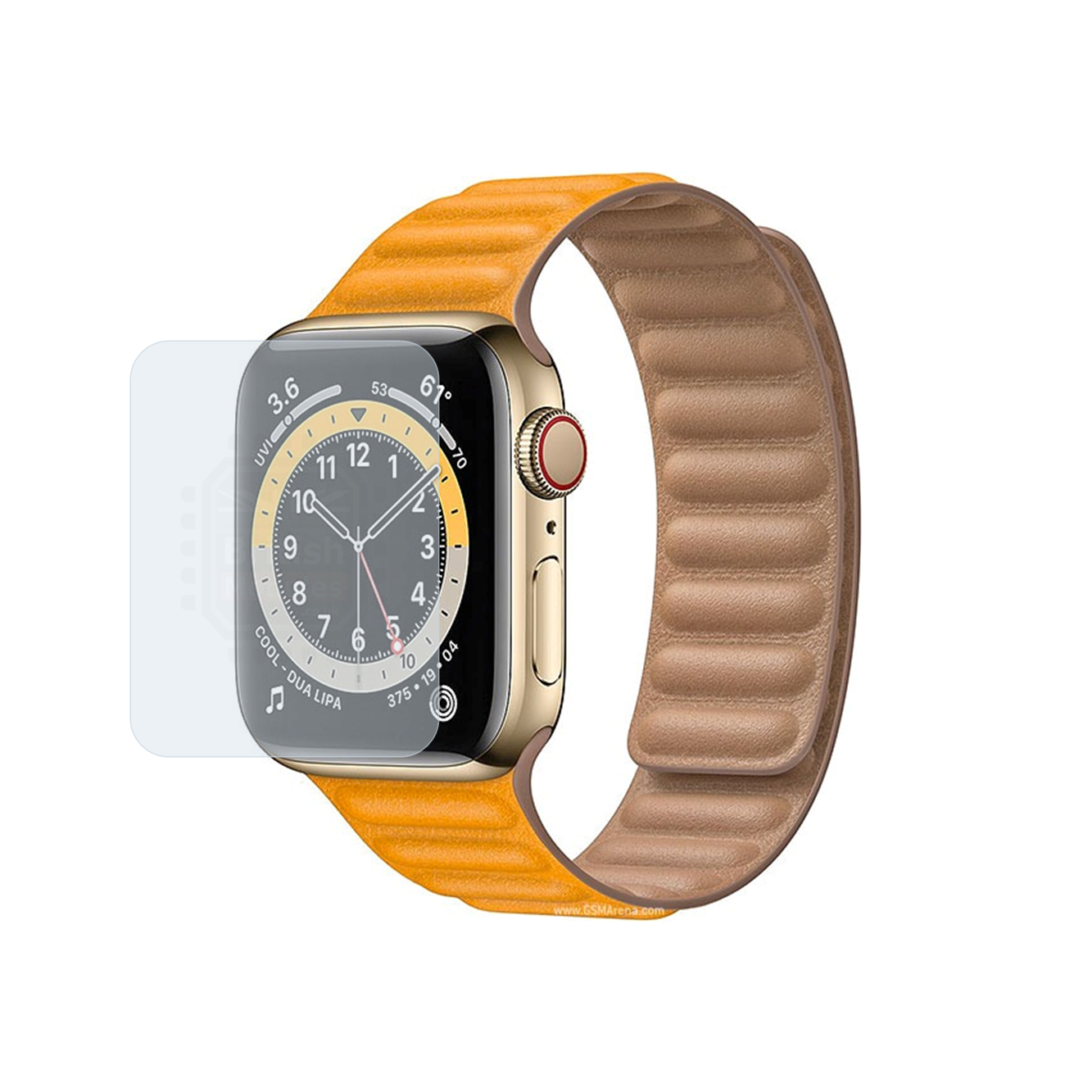 British Modules Apple Watch Clear Coat Self-Healing HydroGel Screen Protector Cover (Pack of 6)
