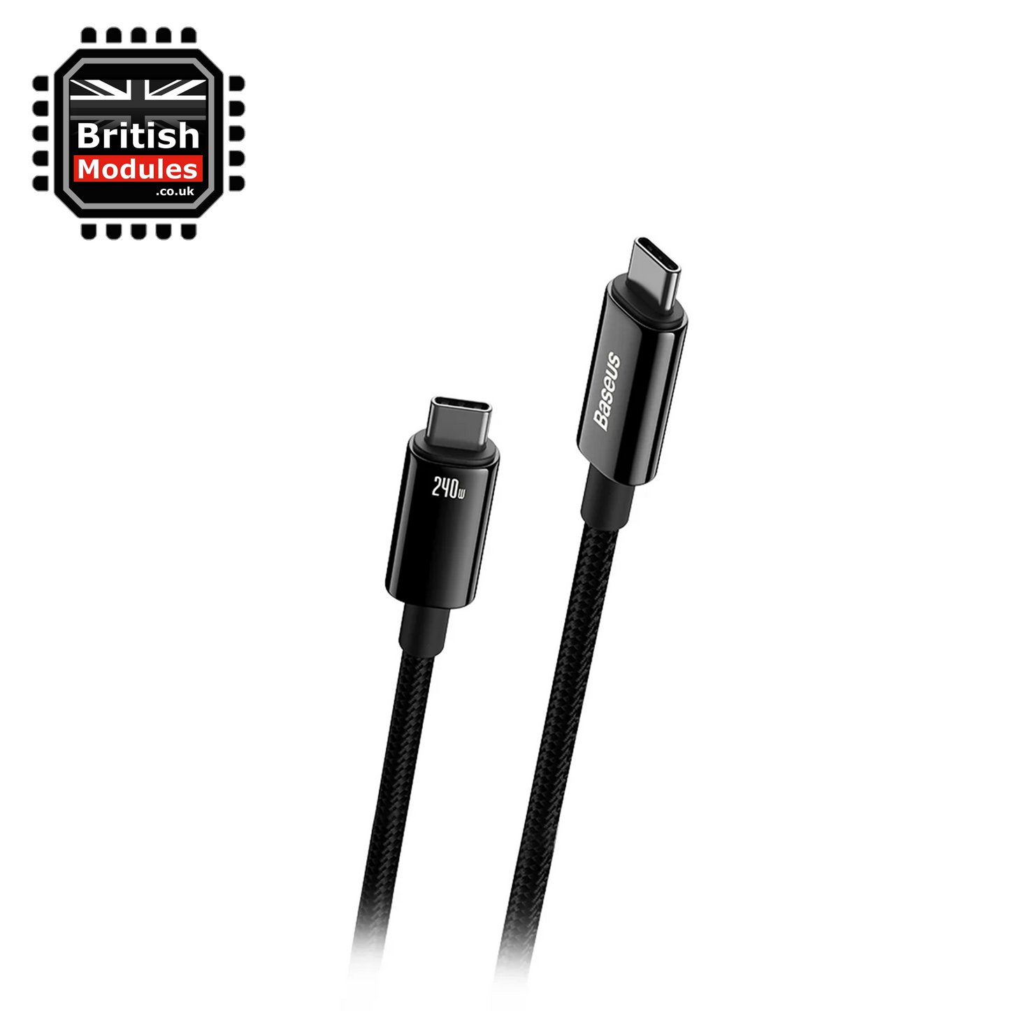 Baseus USB-C Fast Charging Cable 240W Tungsten Gold 2M