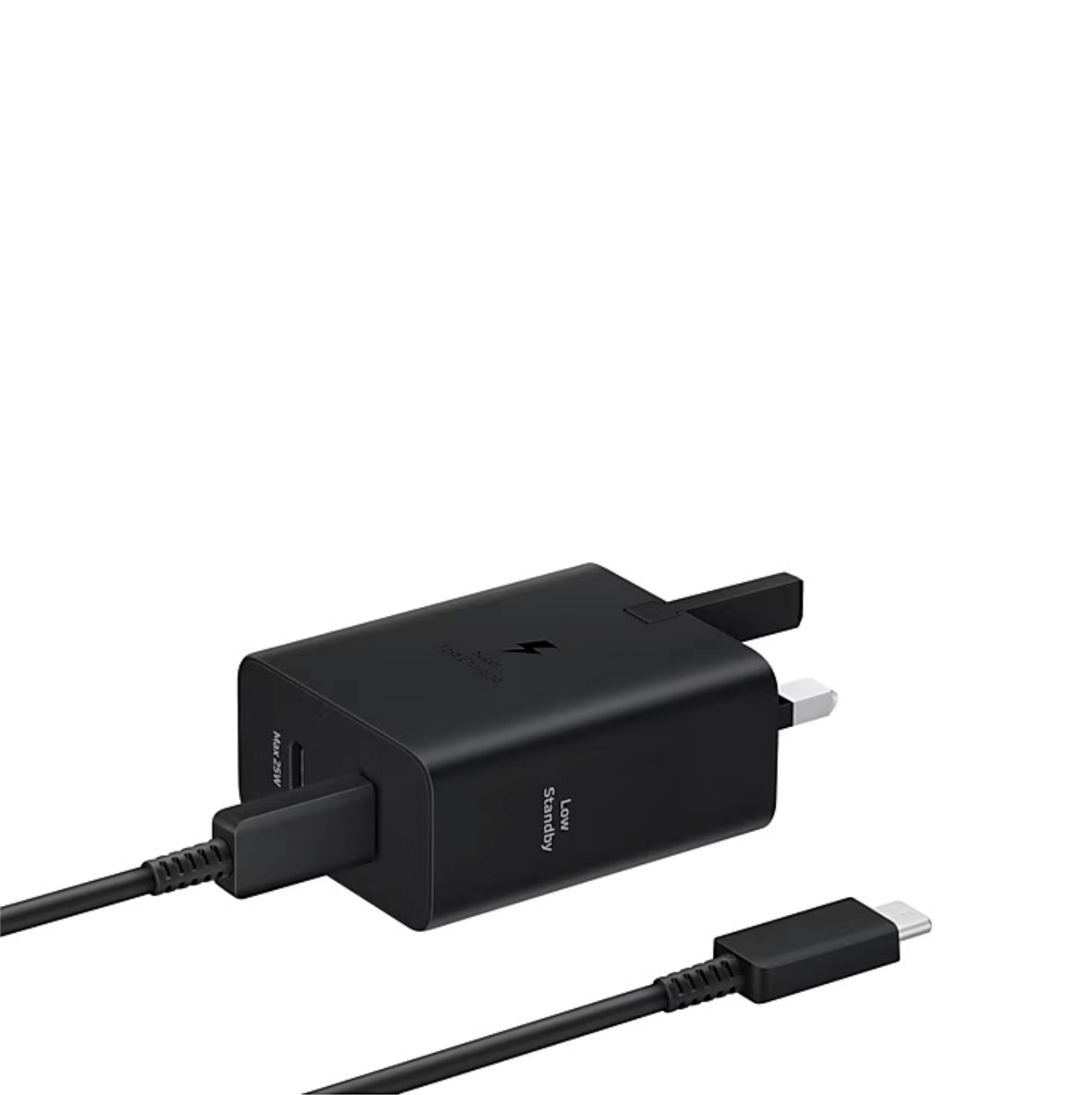Samsung 50W Duo Power Adapter EP-T5020 with 5A USB C Cable Black