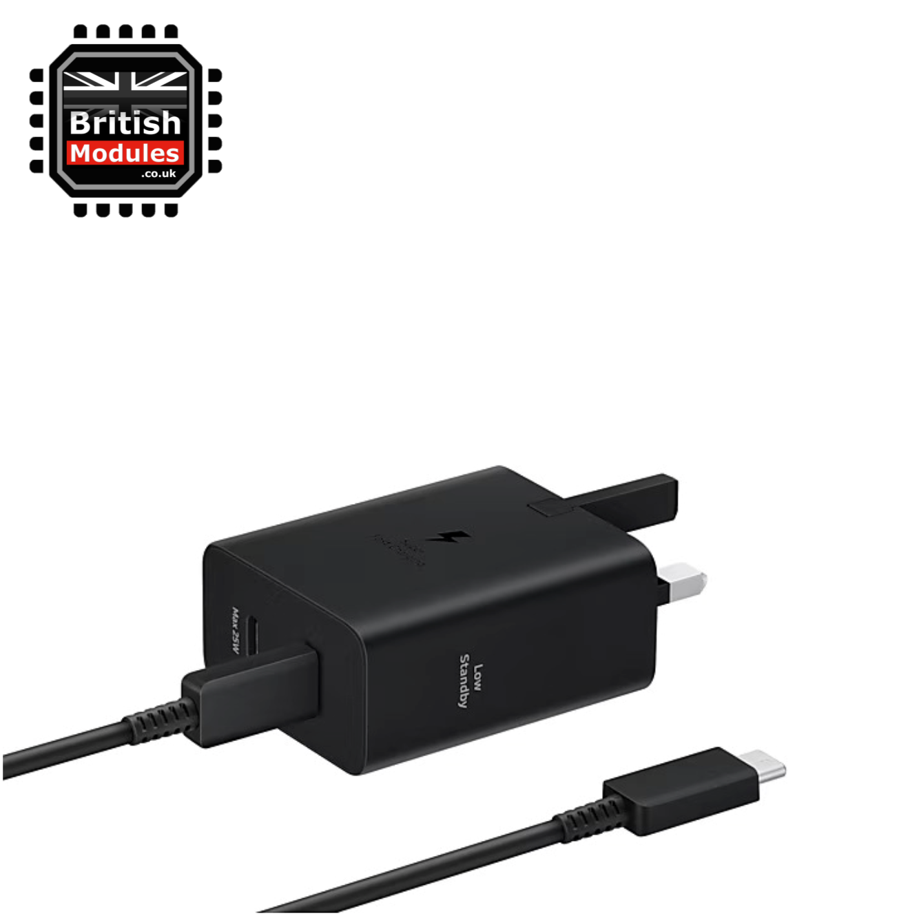 Samsung 50W Duo Power Adapter EP-T5020 with 5A USB C Cable Black
