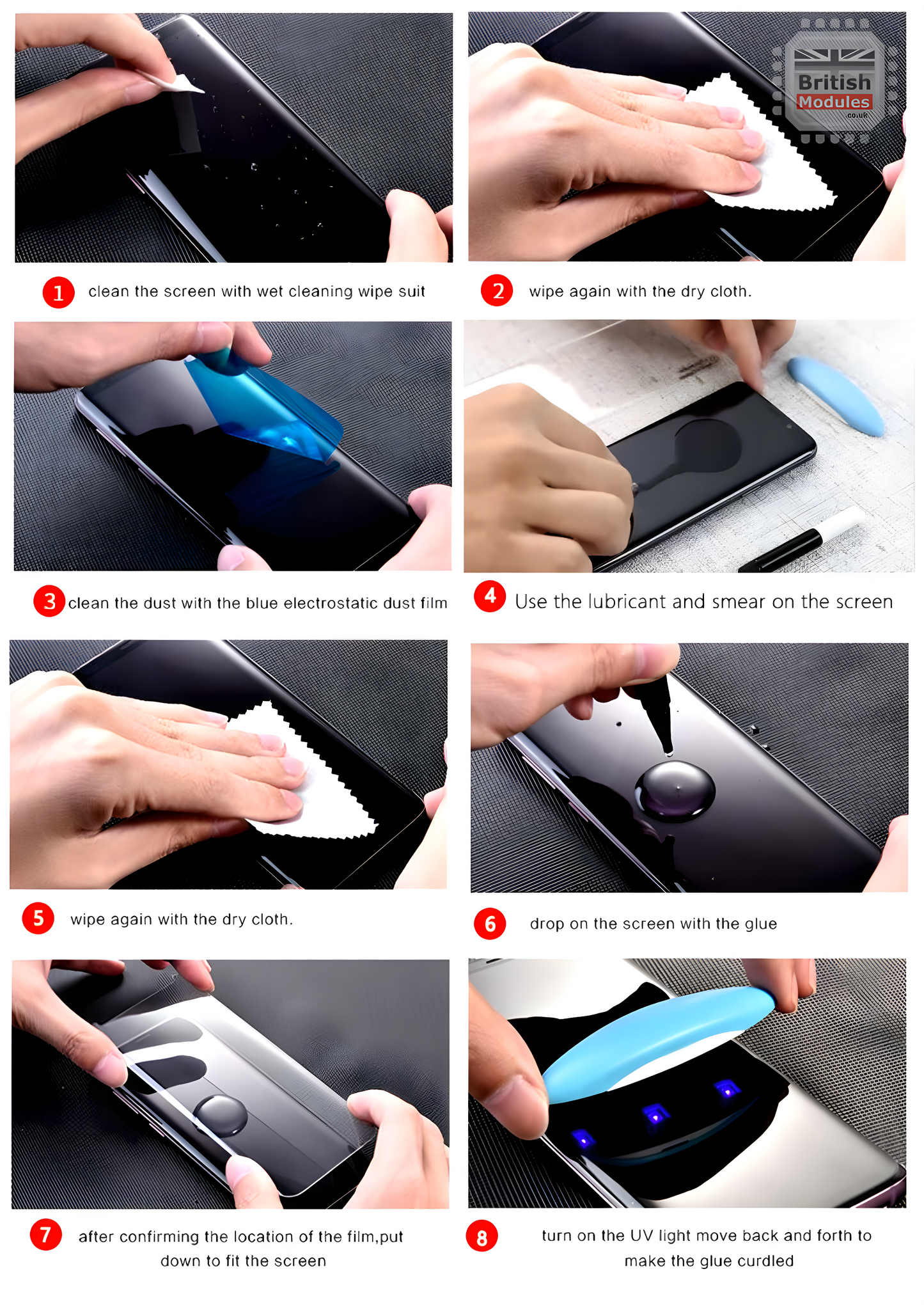 OnePlus Nano Optics Liquid UV Glue Gel 9H Curved Tempered Glass Screen Protector