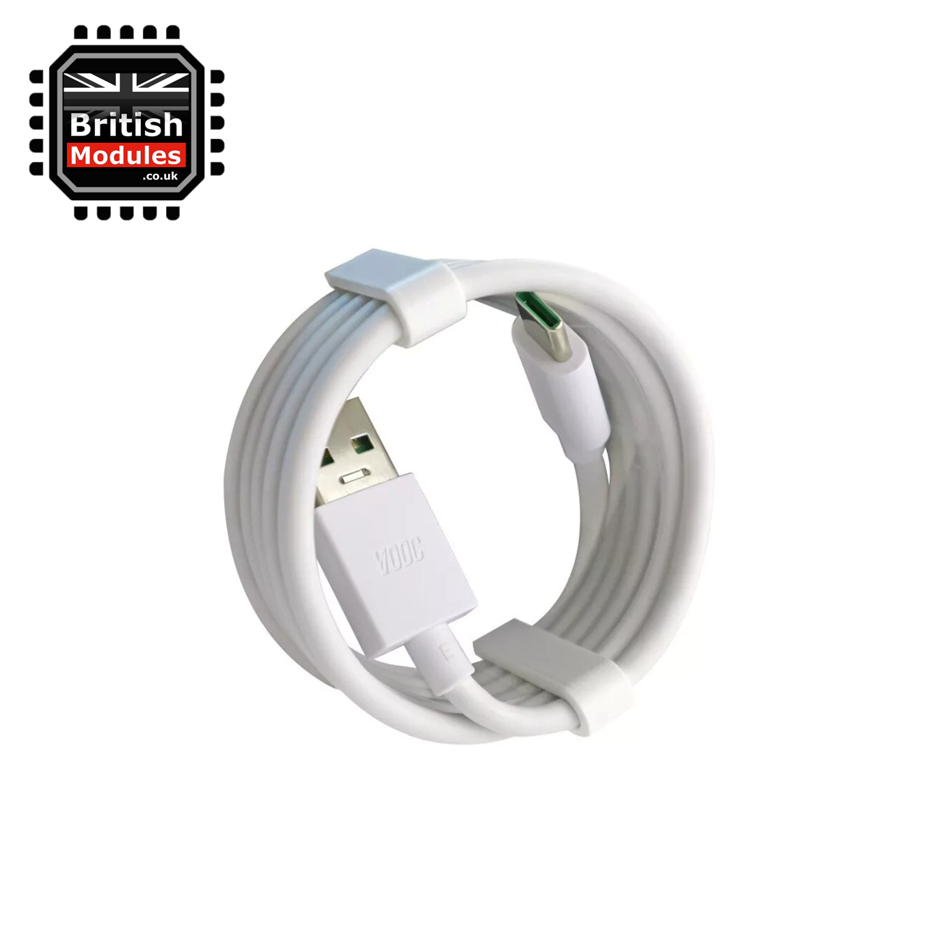 OPPO SUPERVOOC USB Type C Fast Charging Cable 1M 100CM White