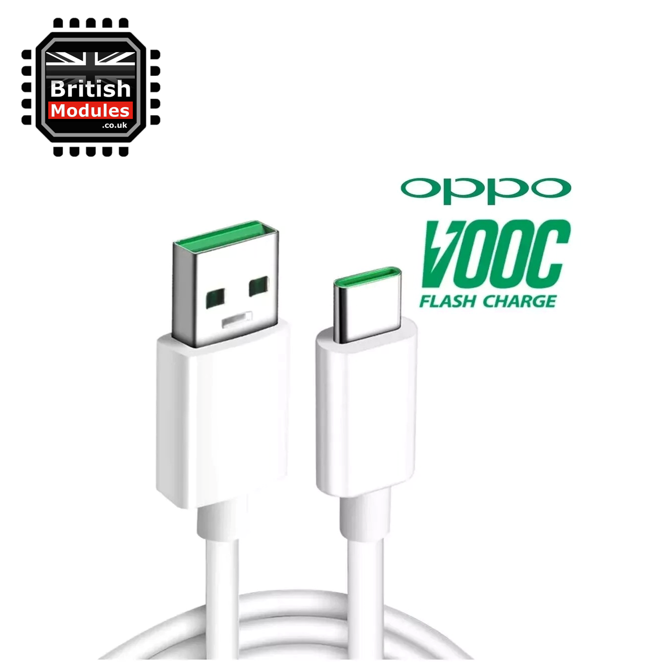 OPPO SUPERVOOC USB Type C Fast Charging Cable 1M 100CM White