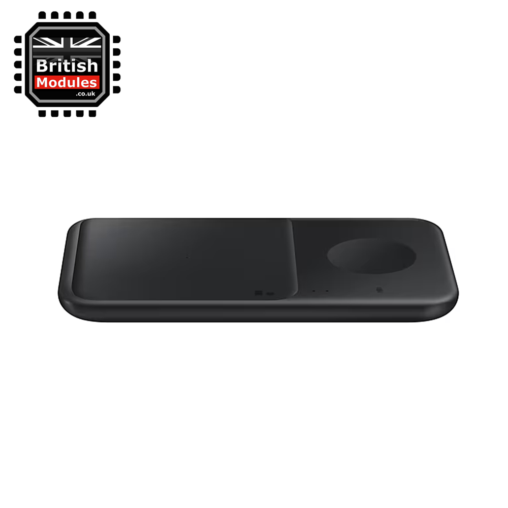 Samsung Wireless Charger Duo EP-P4300 Official Fast Charging Pad for Smartphones & Watches Qi Enabled Black