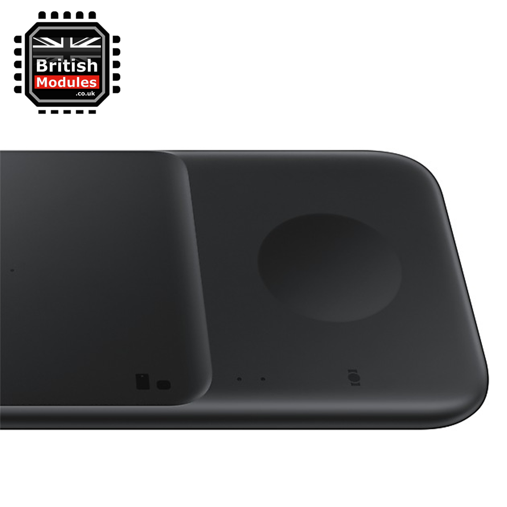 Samsung Wireless Charger Duo EP-P4300 Official Fast Charging Pad for Smartphones & Watches Qi Enabled Black
