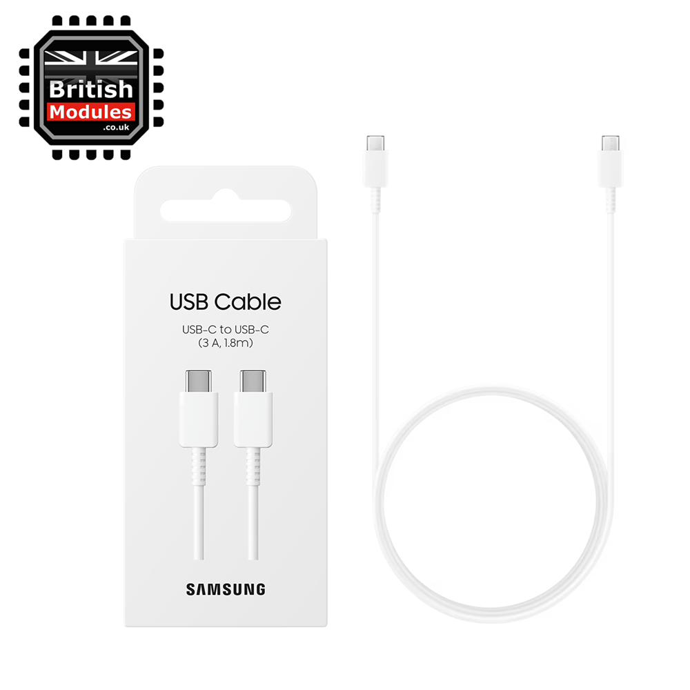 Samsung 1.8M USB-C to USB-C Cable White 3A