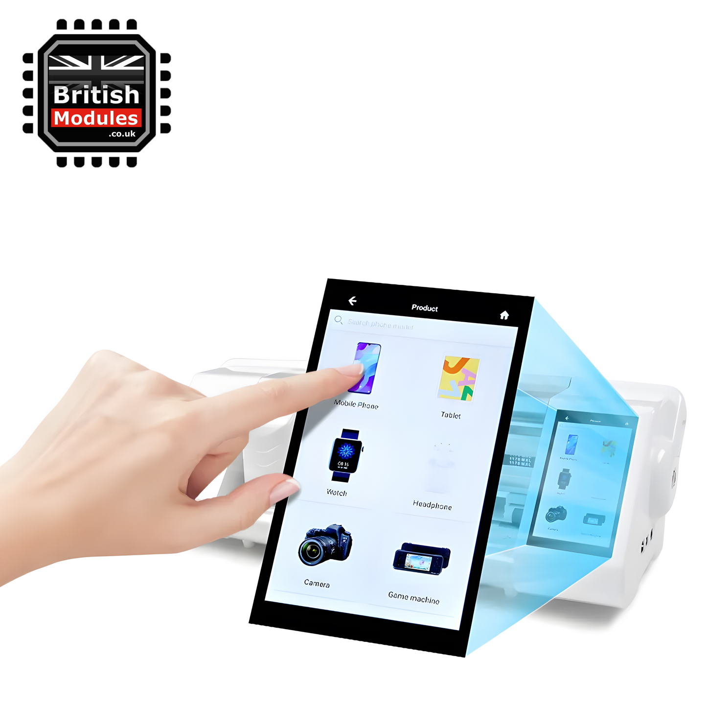 British Modules ™ Screen Protector Cutter Protective Film Intelligent Cutting Machine for Mobile Phones Tablets Laptops