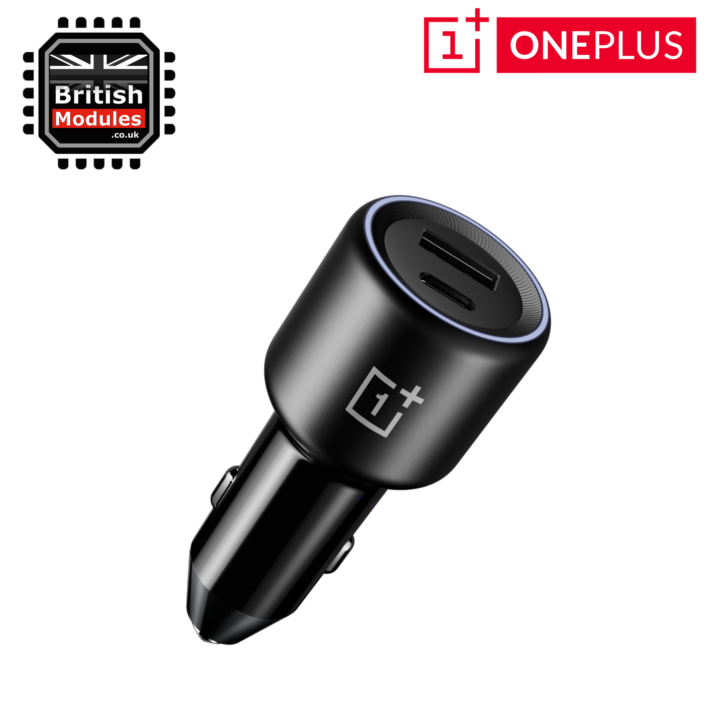 OnePlus SUPERVOOC 80W Car Charger 2 Port Dual Charging USB-C & USB-A