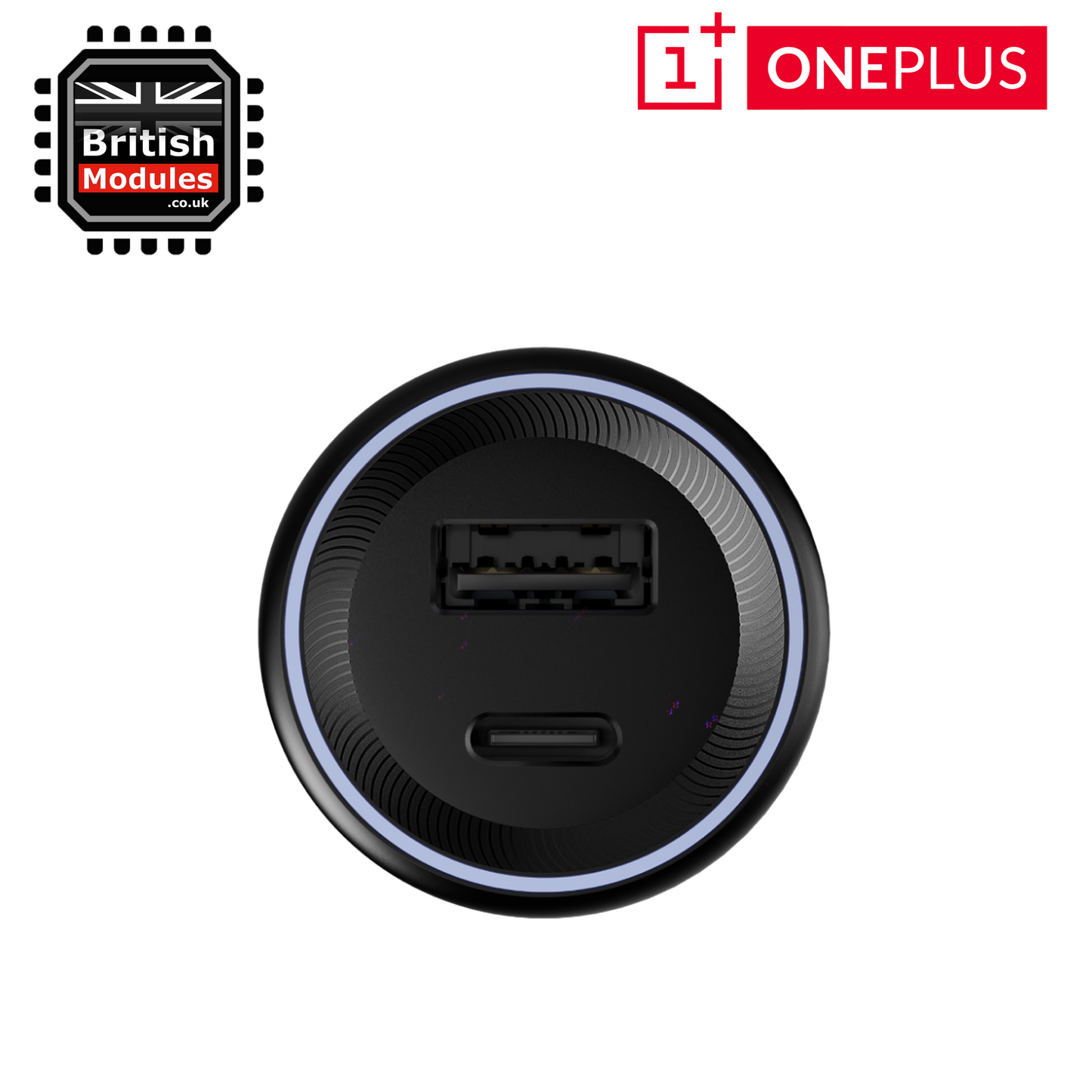 OnePlus SUPERVOOC 80W Car Charger 2 Port Dual Charging USB-C & USB-A