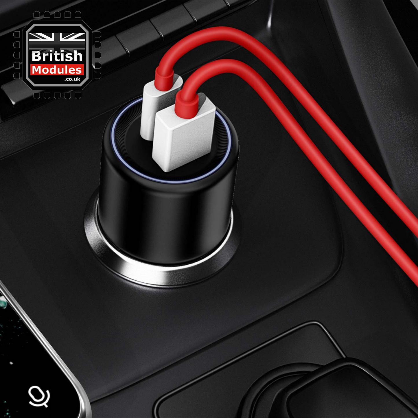 OnePlus SUPERVOOC 80W Car Charger 2 Port Dual Charging USB-C & USB-A