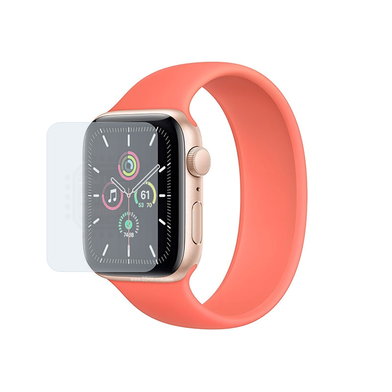 British Modules Apple Watch Clear Coat Self-Healing HydroGel Screen Protector Cover (Pack of 6)