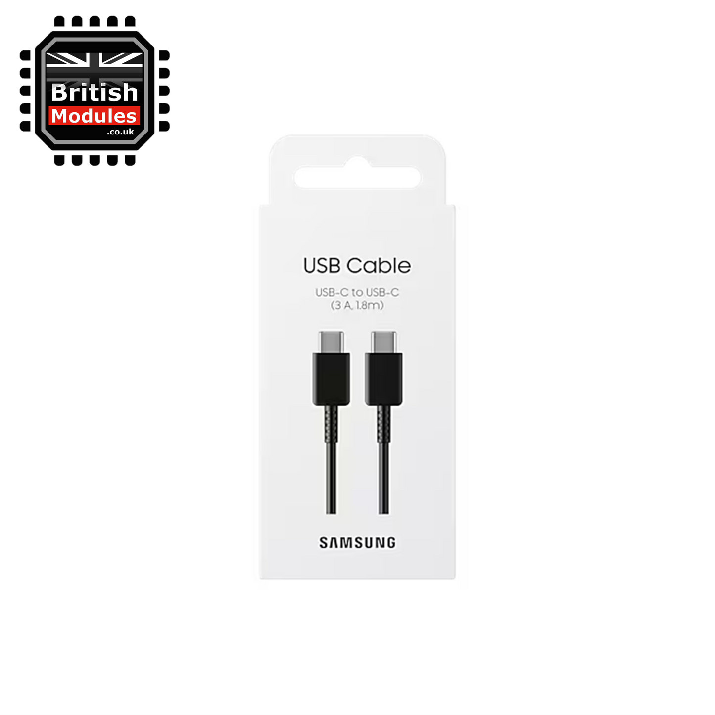 Samsung USB-C to C 1.8M Cable (3A) Black EP-DX310JBEGWW