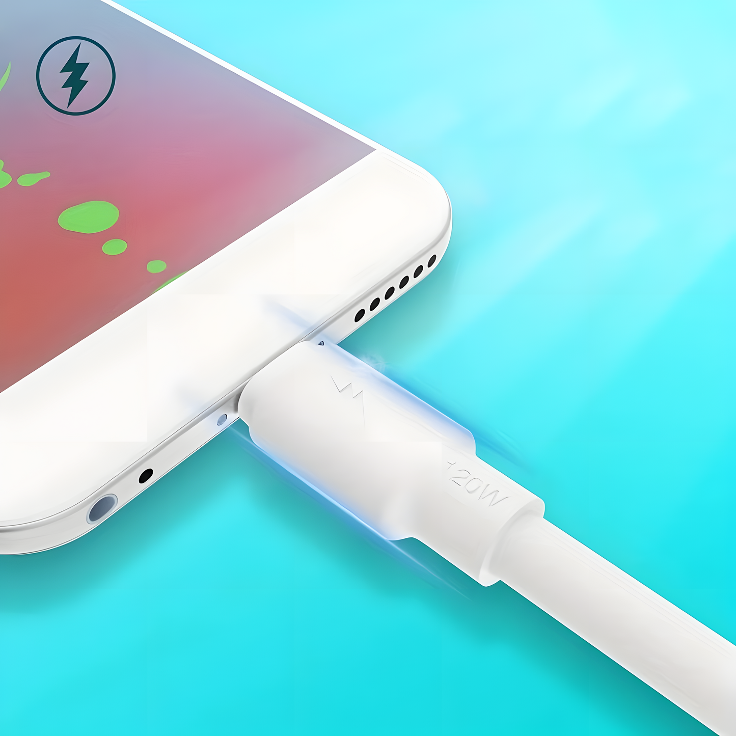 USB Type-C Cable 120W 6A SuperVOOC Fast Charging for OPPO OnePlus Xiaomi RealMe