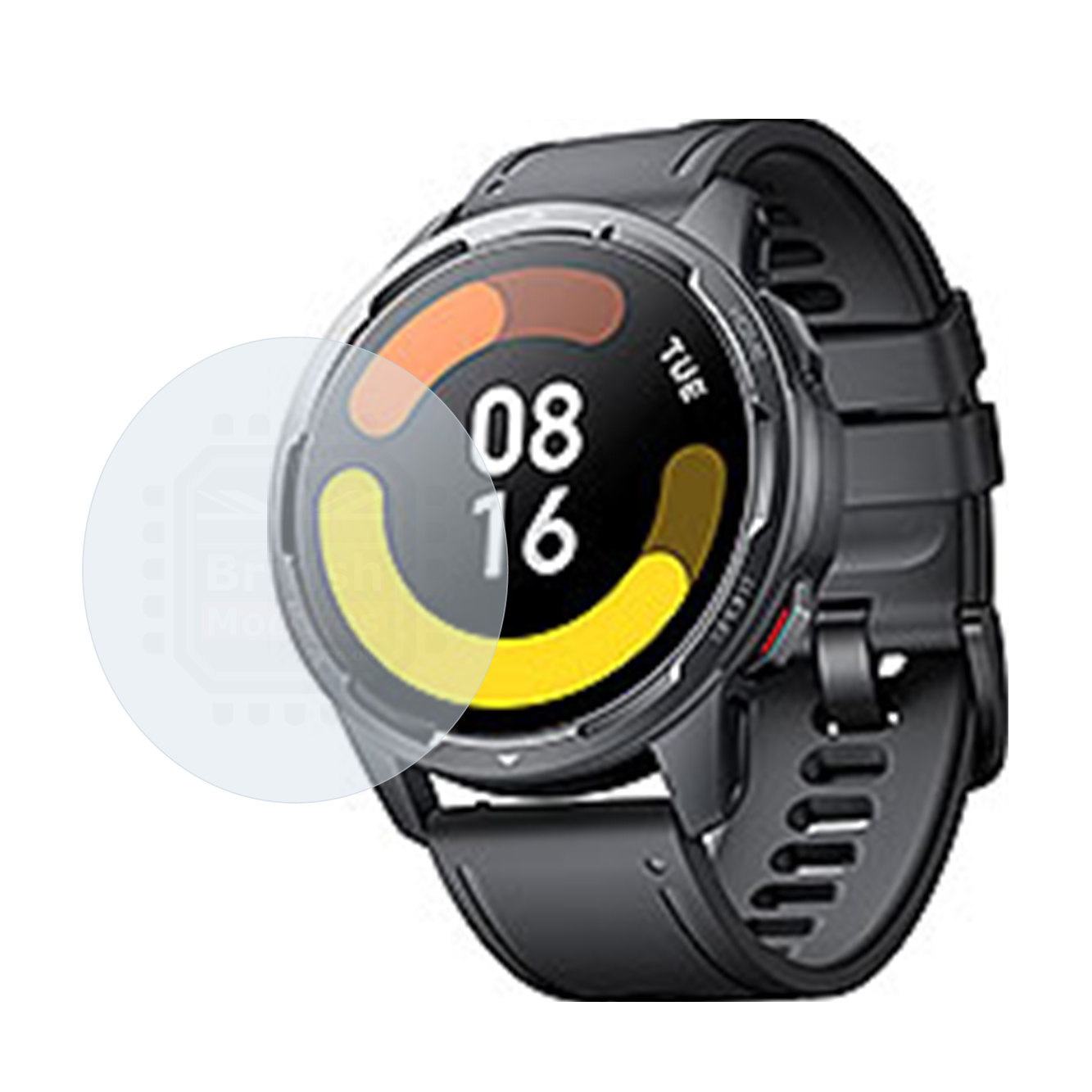 British Modules Xiaomi Watch Clear Coat Self-Healing HydroGel Screen Protector Cover (Pack of 6)