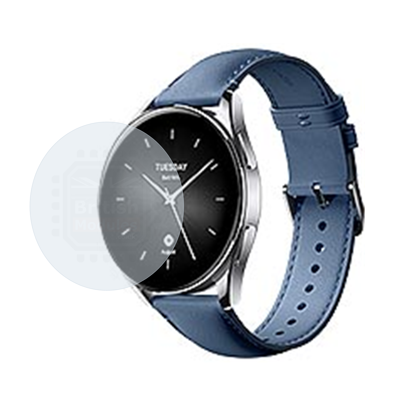 British Modules Xiaomi Watch Clear Coat Self-Healing HydroGel Screen Protector Cover (Pack of 6)