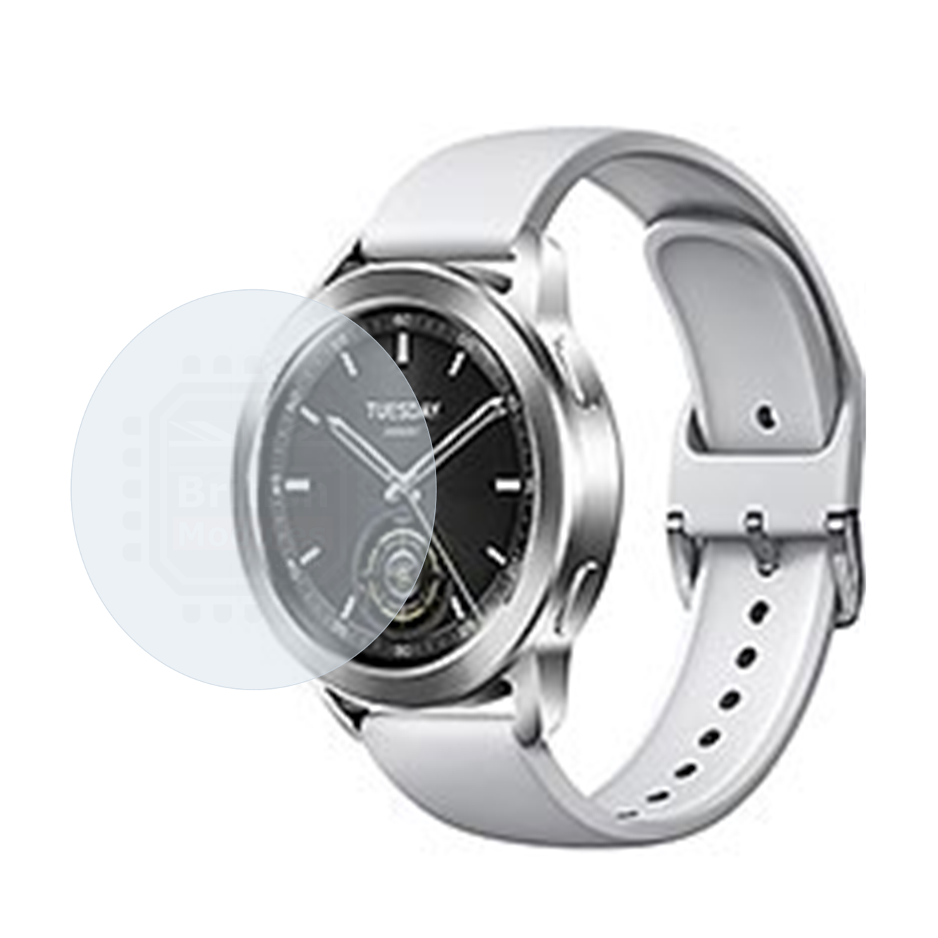 British Modules Xiaomi Watch Clear Coat Self-Healing HydroGel Screen Protector Cover (Pack of 6)