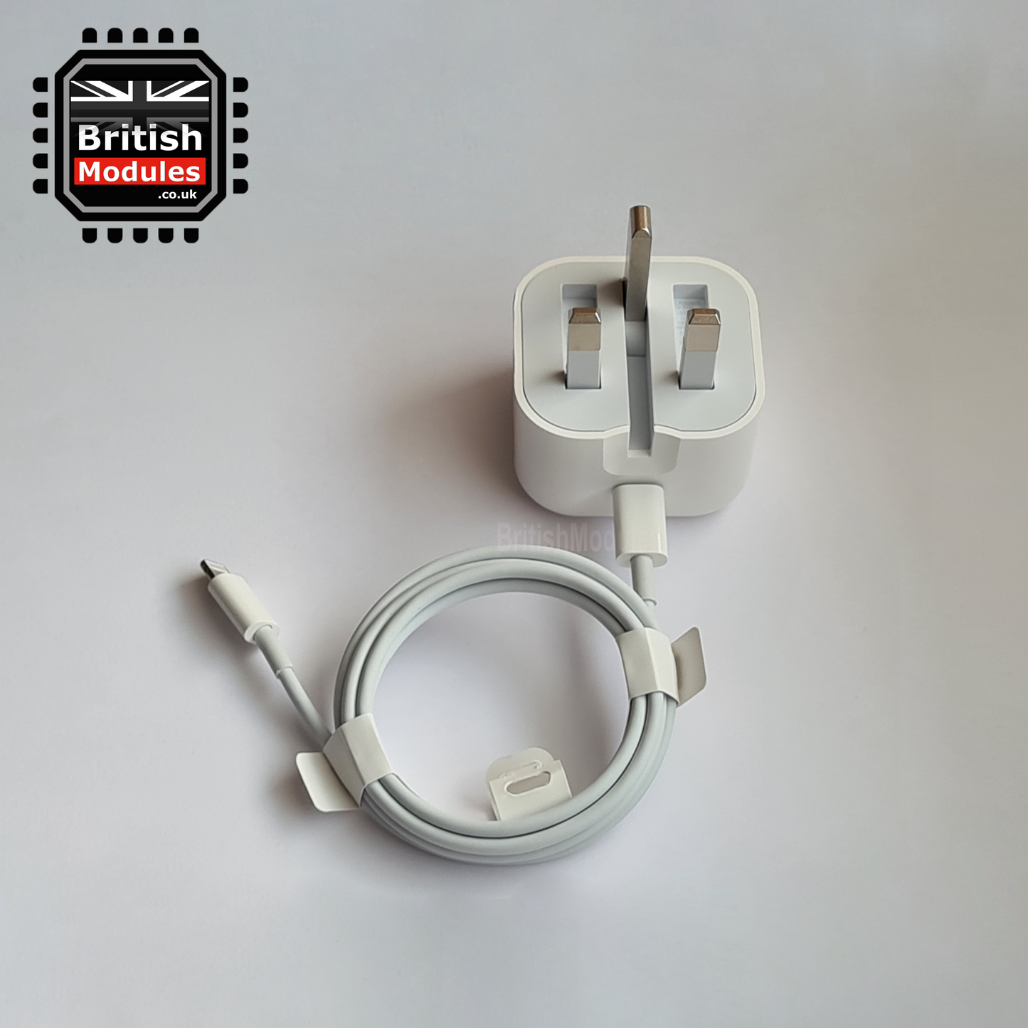 PD 20W Fast Charging USB-C Power Adapter + 1M USB-C to Lightning Cable for iPhone / iPad UK Wall Plug