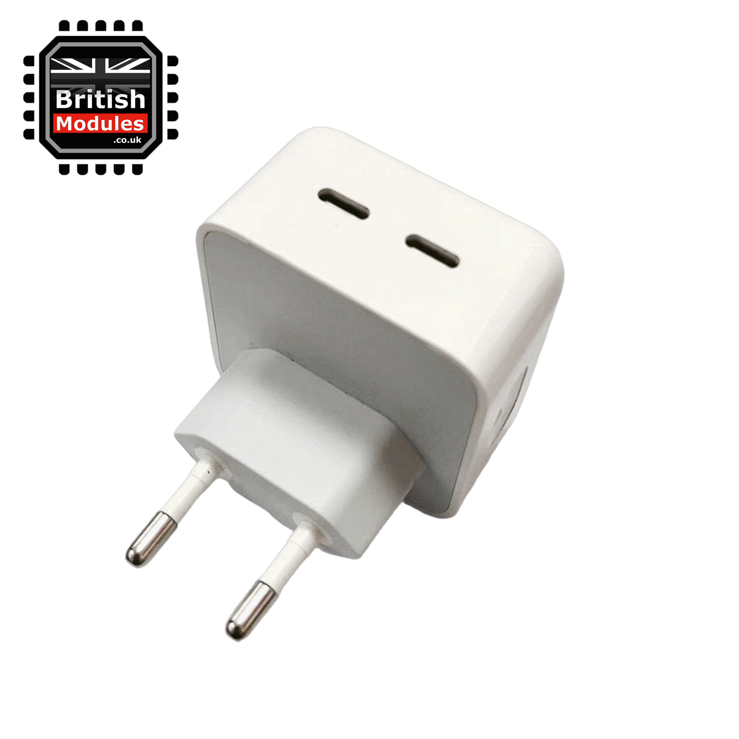 35W Dual USB-C Port Power Adapter EU Plug Super Fast Charging Wall Charger