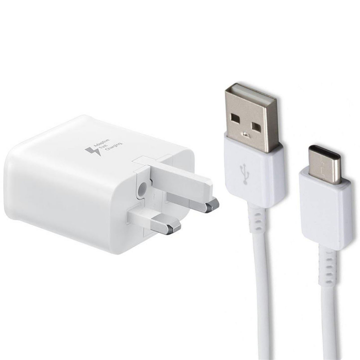 Fast Charger Plug & Cable Type-C for Samsung Galaxy S8 S8+ S9 S10 Plus Note 8 9
