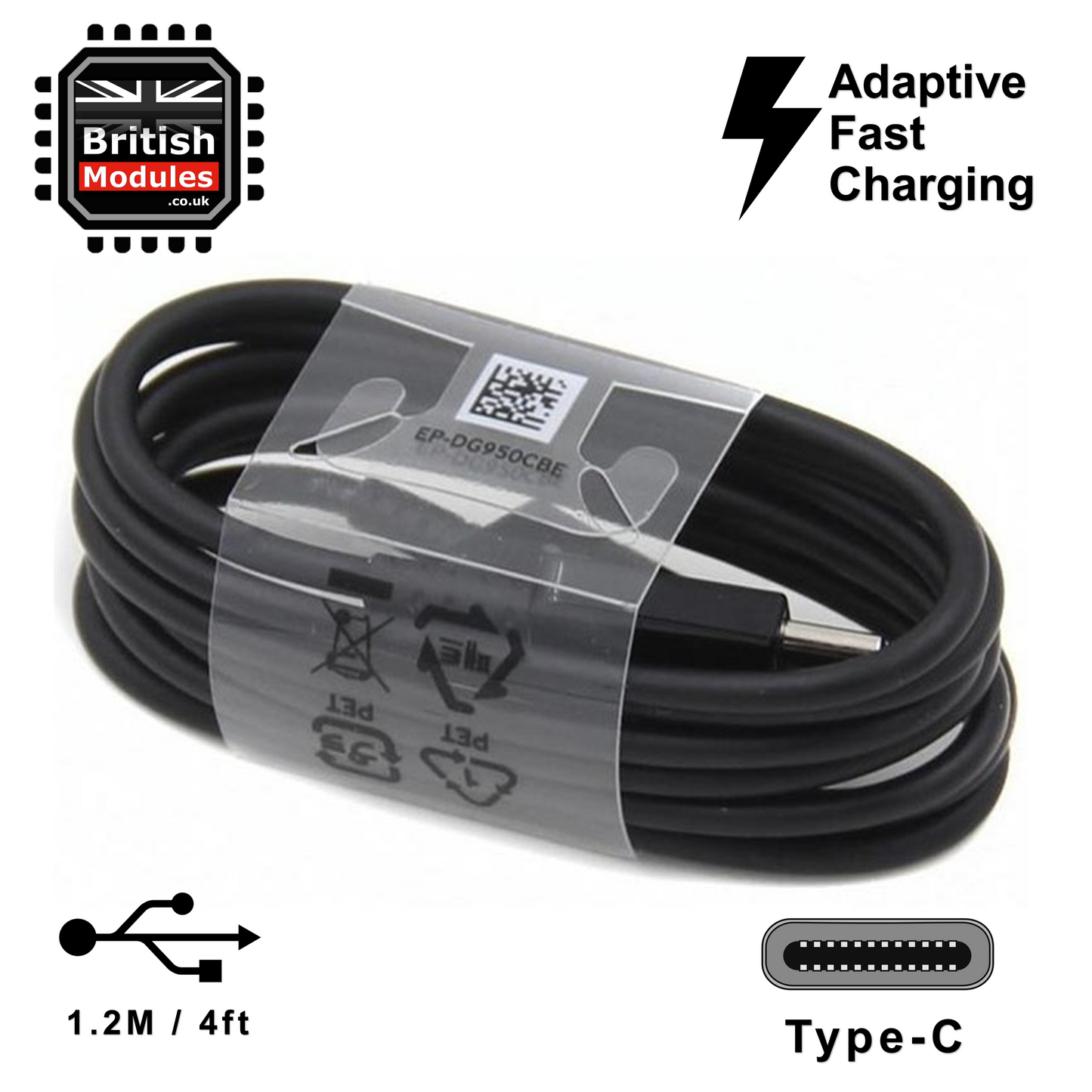 Samsung Galaxy S8 PLUS S9 S10+ Adaptive Fast Mains Charger Plug + Type C USB Cable