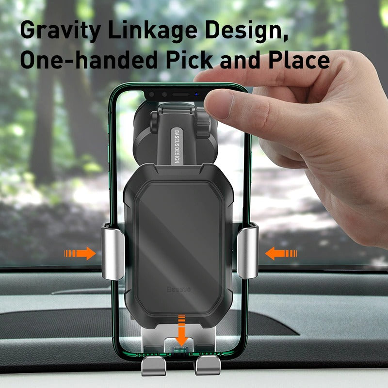 Car Mount Holder 360 Windshield Windscreen Dashboard Mount Phone Holder Gravity