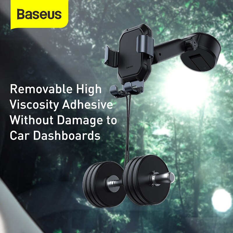 Car Mount Holder 360 Windshield Windscreen Dashboard Mount Phone Holder Gravity