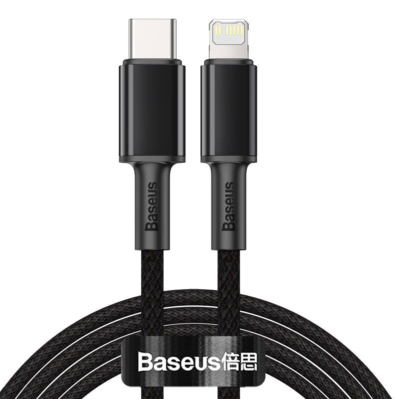Heavy Duty Braided iPhone Fast Charging Data Cable Type-C to Lightning PD 20W 2M for Apple iPhone