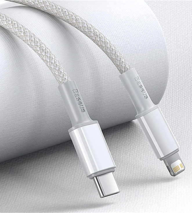Heavy Duty Braided iPhone Fast Charging Data Cable Type-C to Lightning PD 20W 2M for Apple iPhone