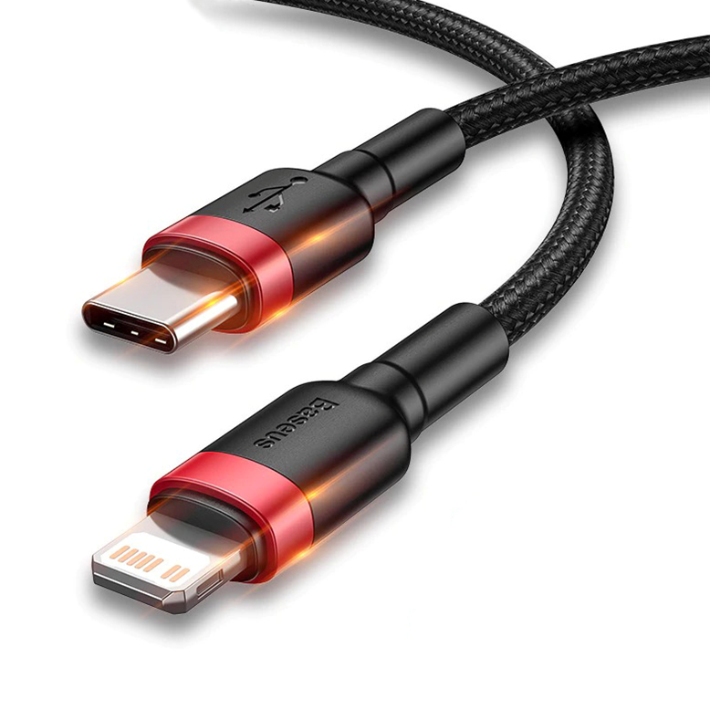 2M Heavy Duty Braided iPhone Fast Charging Data USB C to Lightning Cable PD 20W