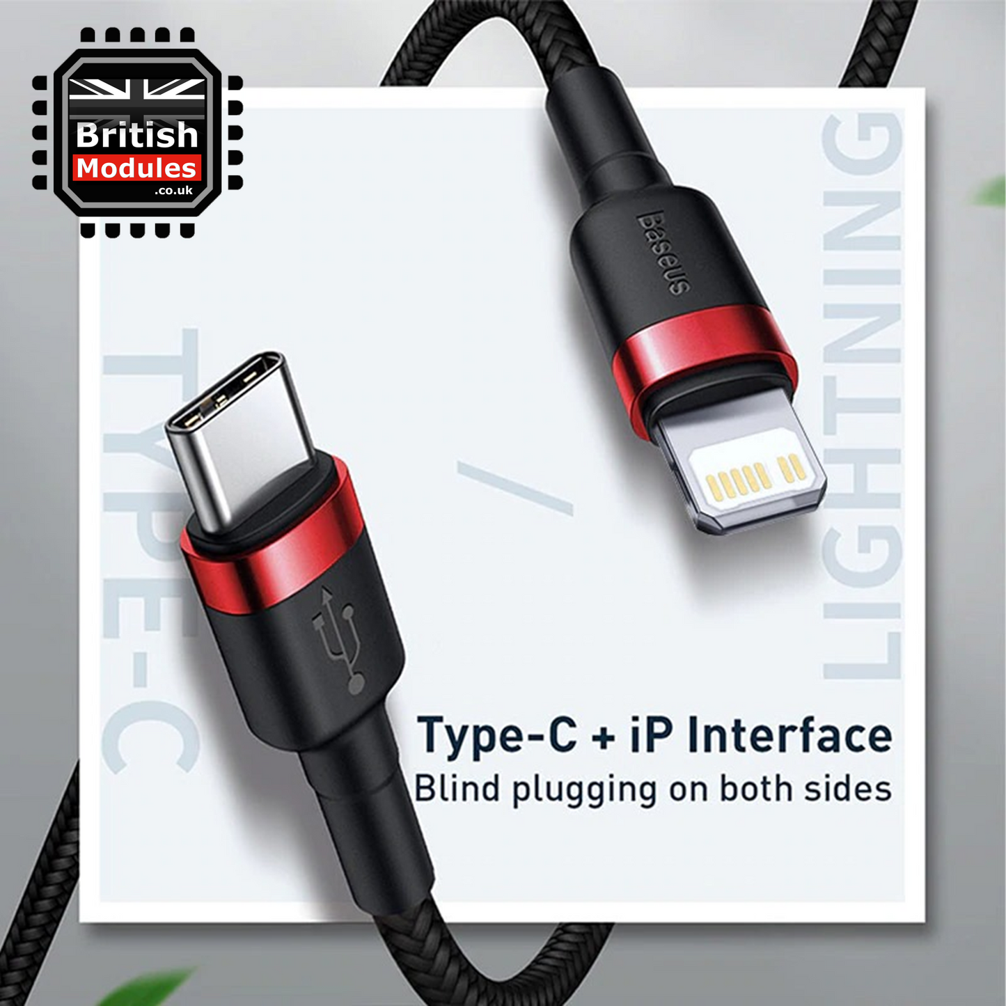 Heavy Duty Braided iPhone Fast Charging Data USB C to Lightning Cable PD 20W