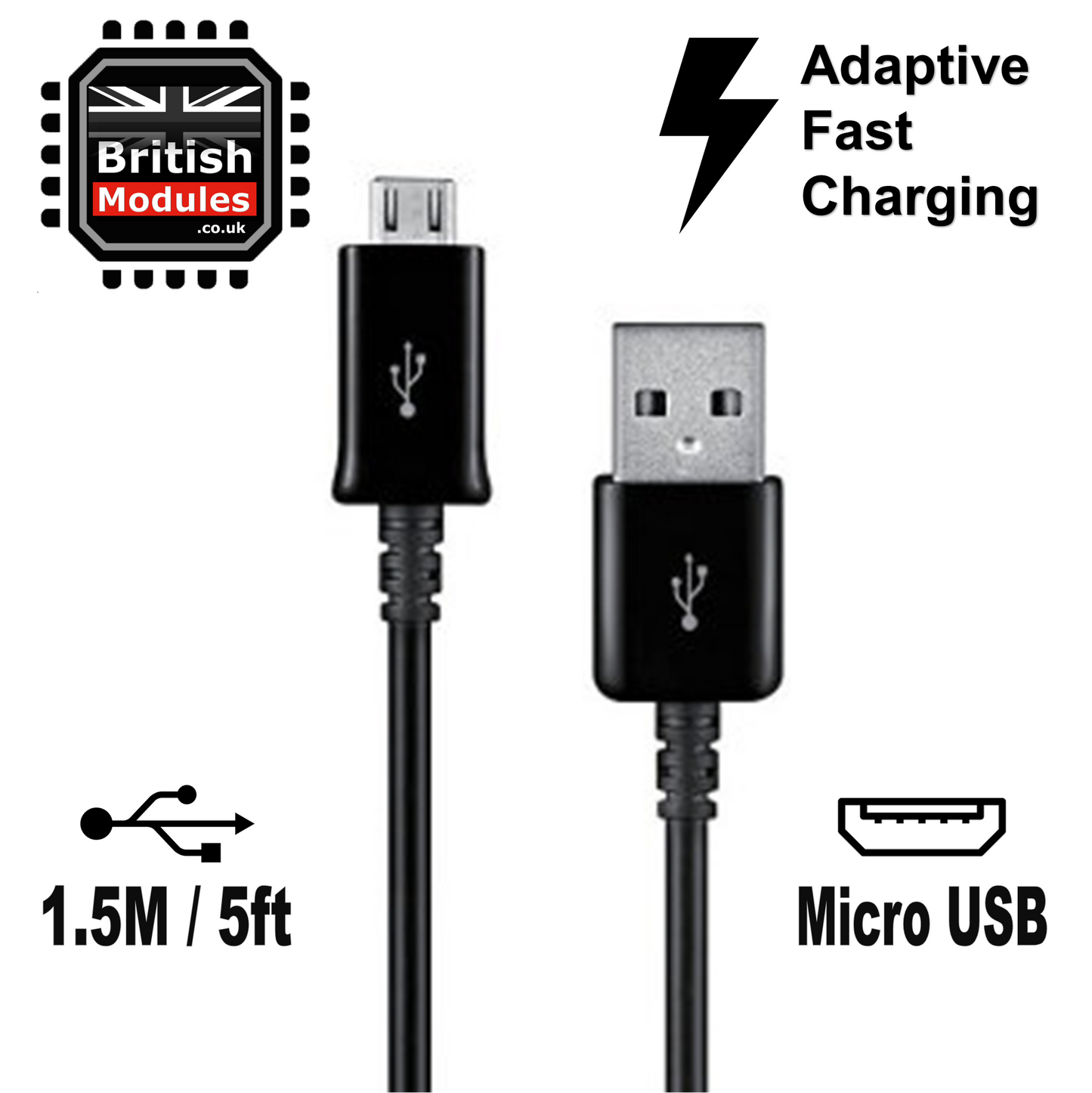 Samsung Dual Port USB Adaptive Fast Charging Car Charger with Micro USB Cable