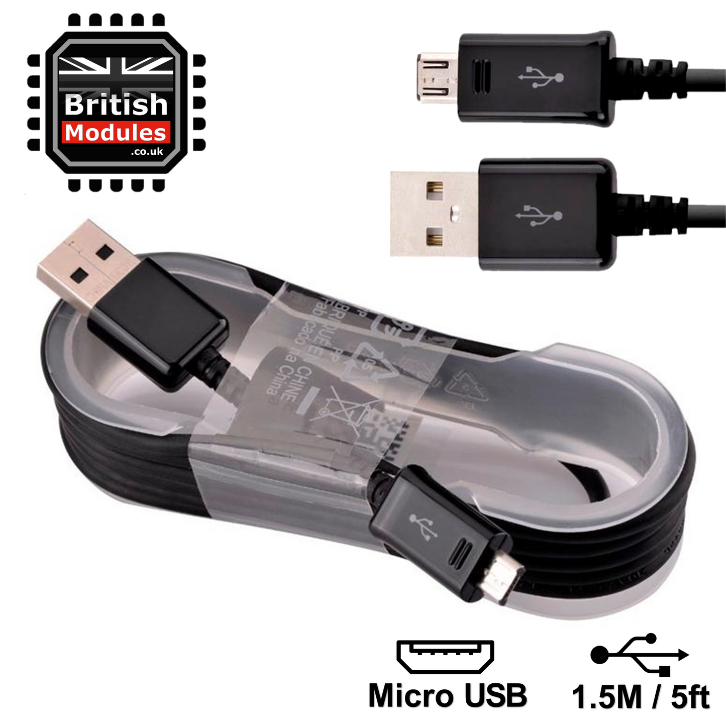 Samsung Dual Port USB Adaptive Fast Charging Car Charger with Micro USB Cable