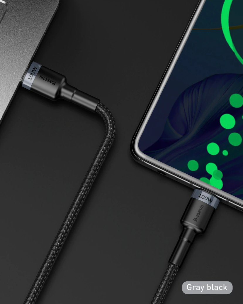 2M USB C To Type C Cable Super Fast Charger 20V/5A PD 100W 4.0 for Samsung MacBook iPad iPhone