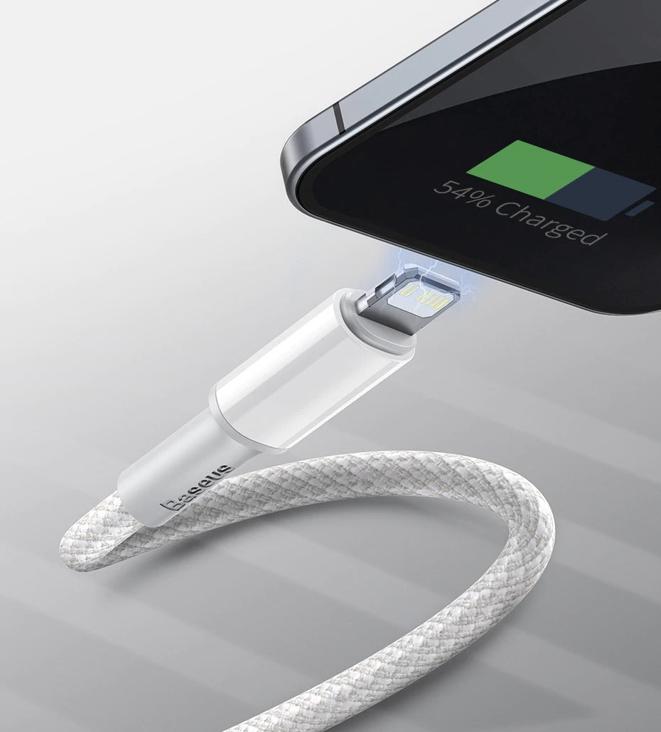 Heavy Duty Braided iPhone Fast Charging Data Cable Type-C to Lightning PD 20W 2M for Apple iPhone