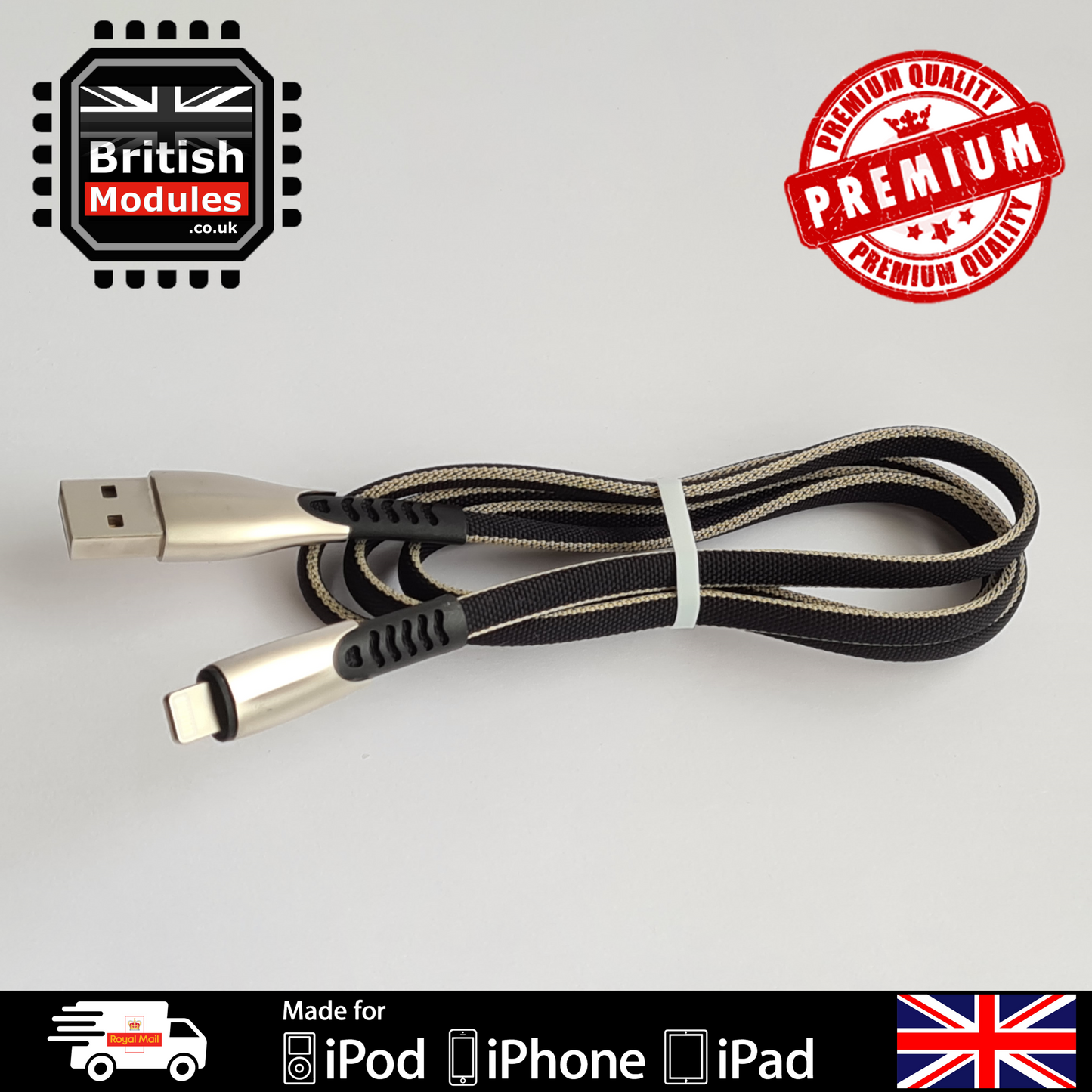 Heavy Duty Braided iPhone Lightning USB 3.0 Charger Cable 3A Fast Charger Cord