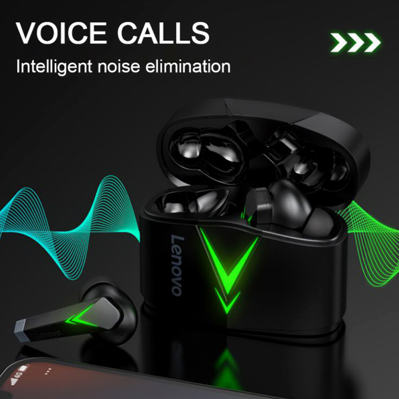 Lenovo Live Pods LP6 Gaming Earphones Wireless Bluetooth Headphones Earbuds In-Ear Headset