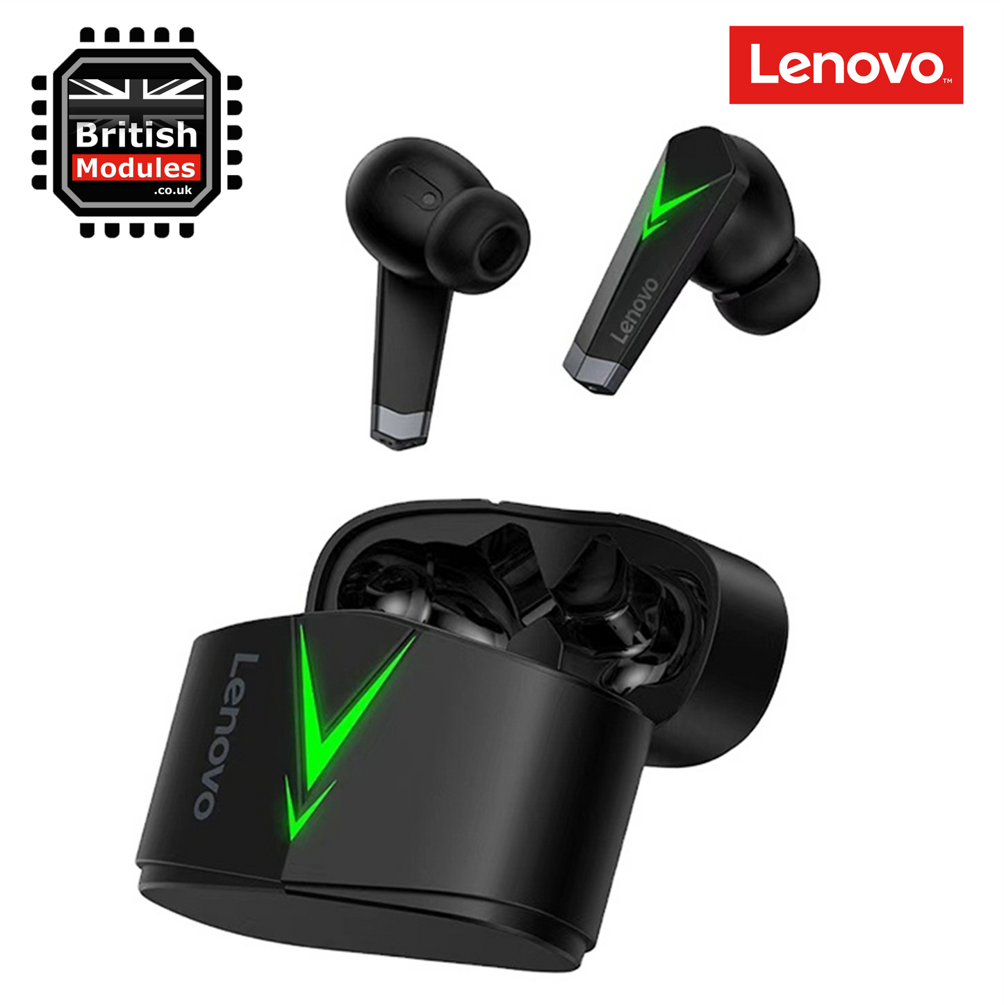 Lenovo Live Pods LP6 Gaming Earphones Wireless Bluetooth Headphones Earbuds In-Ear Headset