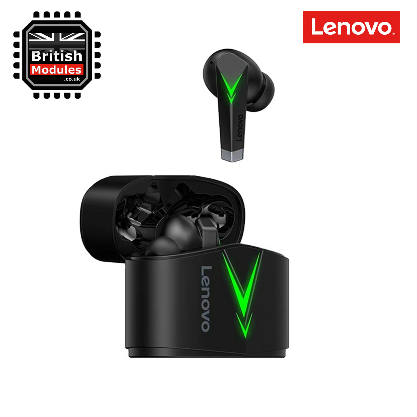 Lenovo Live Pods LP6 Gaming Earphones Wireless Bluetooth Headphones Earbuds In-Ear Headset