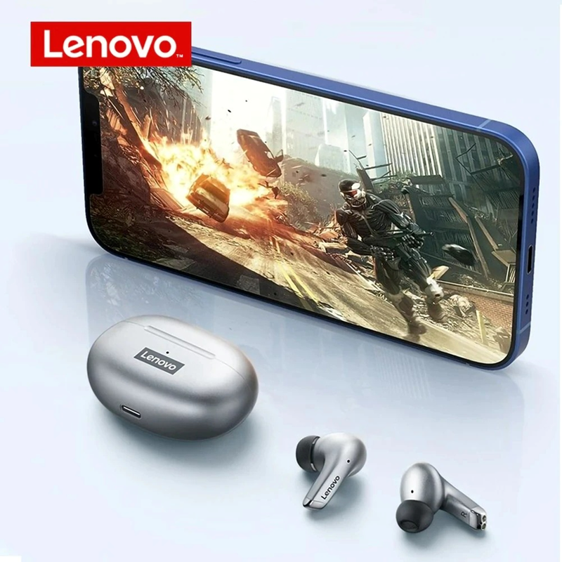 Lenovo LP5 Wireless Earbuds 5.0 HIFI Waterproof Headset Earphone Bluetooth Headphones for Apple iPhone, Android, Samsung