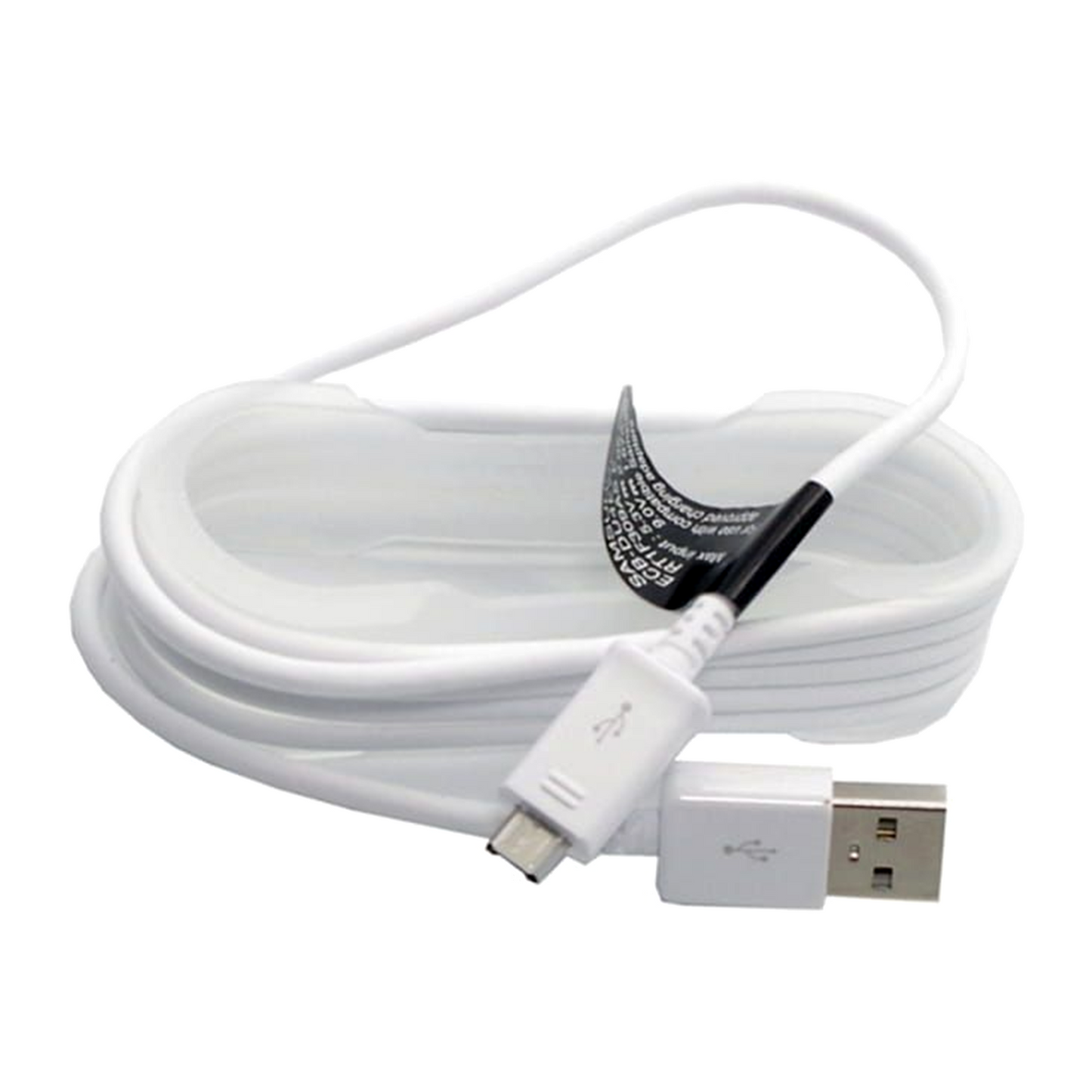Genuine Samsung 1.5m Micro USB Charging Data Cable for Samsung Galaxy S7, S6, S4, Note 4, Note 5 White ECB-DU4EWE