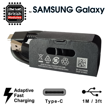Official Samsung Galaxy S10 / S10 Plus / S10e Lite Type C USB Data Charging Cable EP-DG970BBE