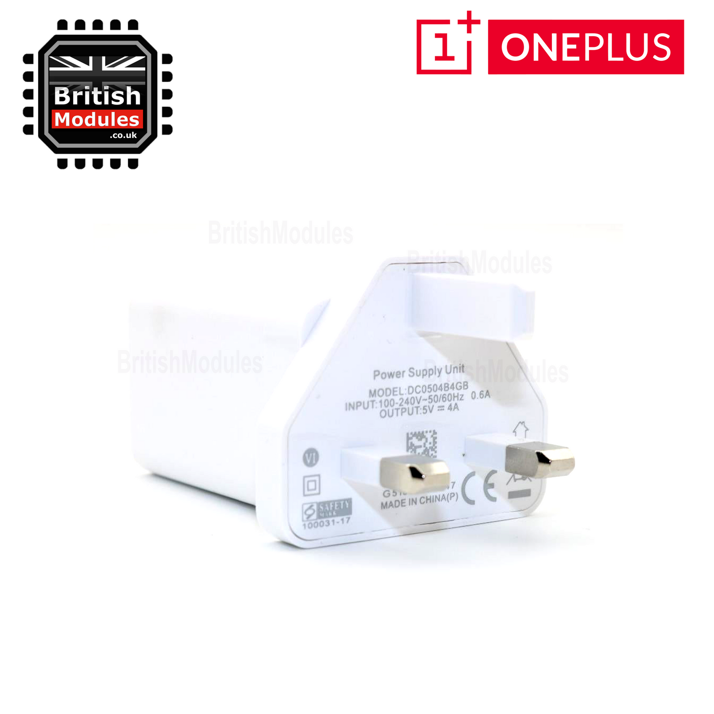 OnePlus Dash High Speed Original Charger Power Adapter UK Plug for OnePlus 6T 6 5T 5 3T 3 2