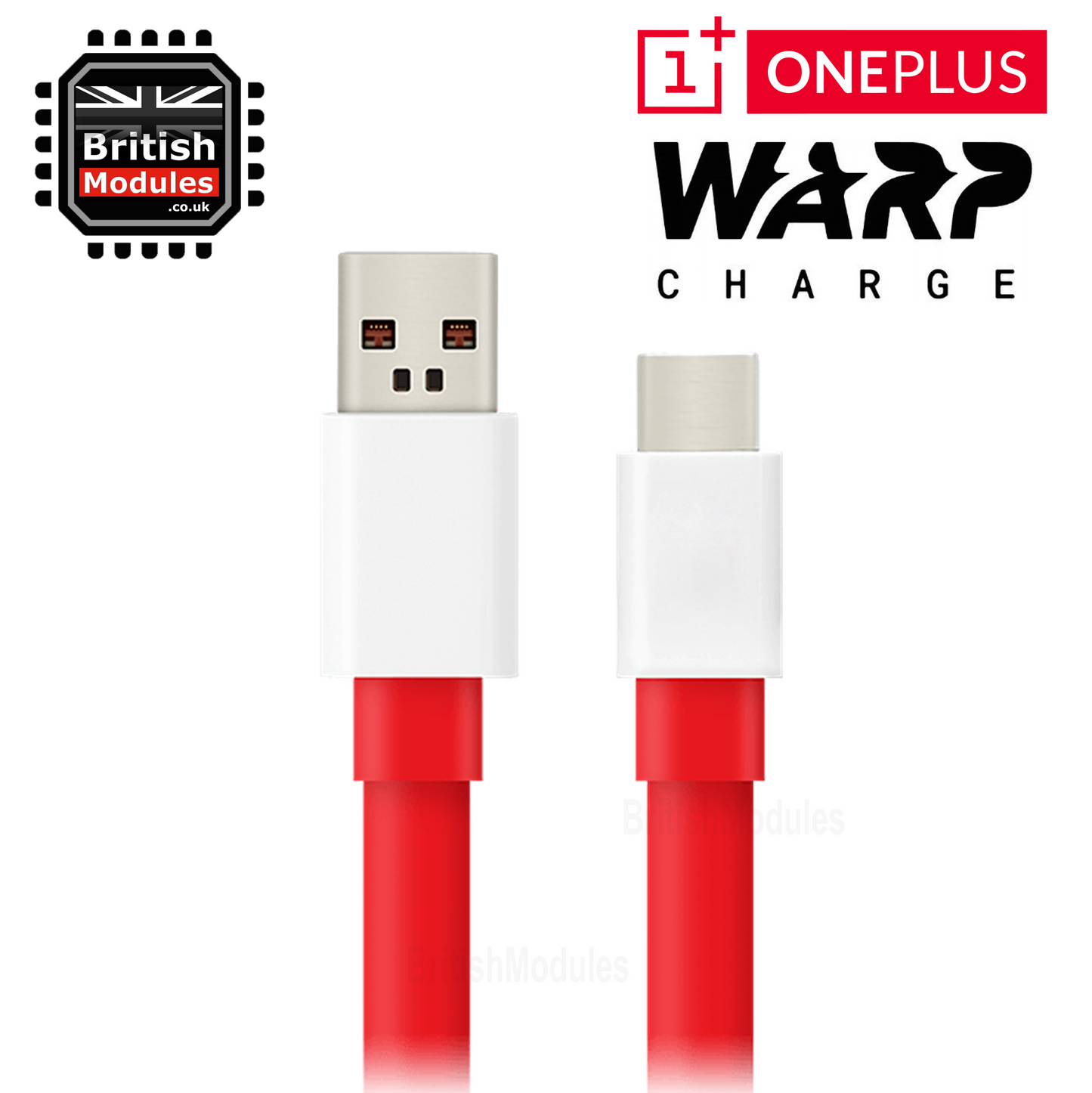 2M OnePlus SUPERVOOC / Warp Charge Type-C Cable 65W 6.5A Fast Charging 6 6T 7 7T 8 9 Pro