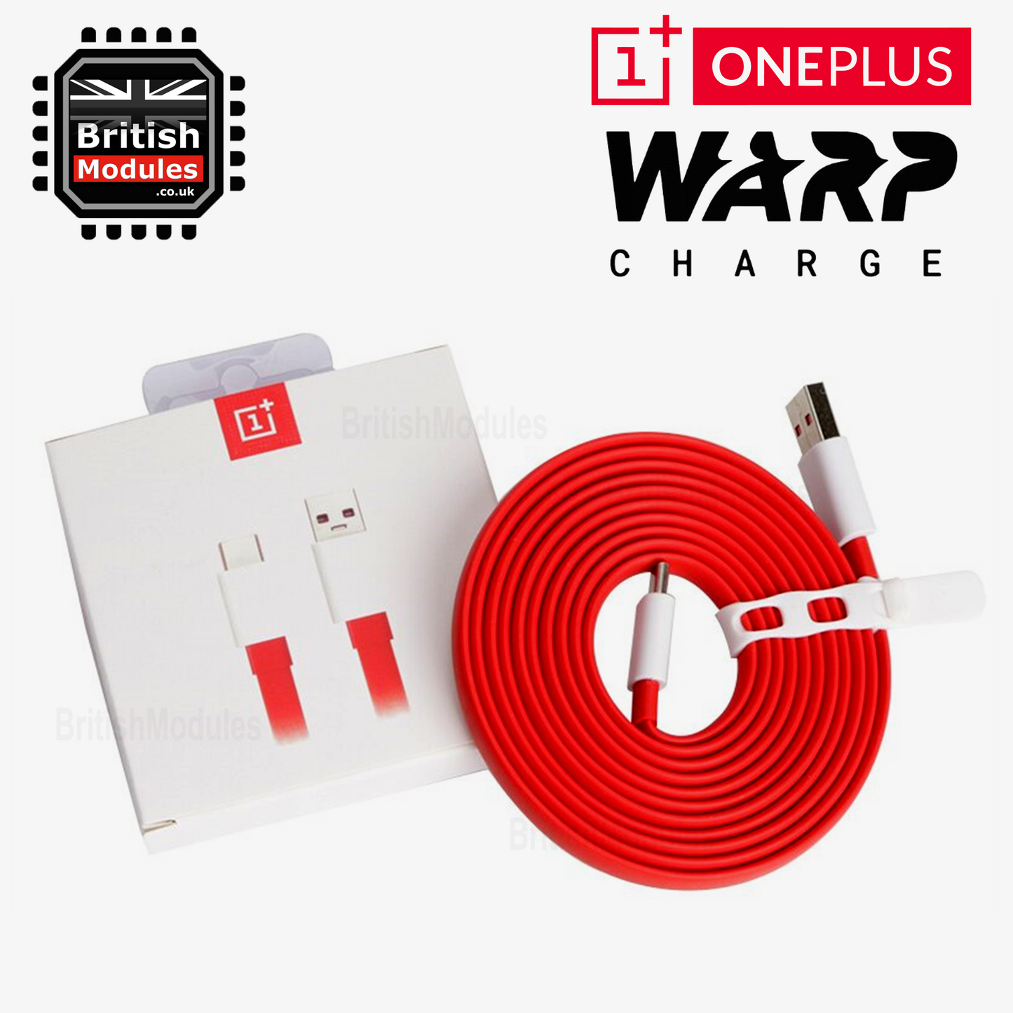 1.5M OnePlus SUPERVOOC / Warp Charge Type-C Cable 65W 6.5A Fast Charging 6 6T 7 7T 8 9 Pro