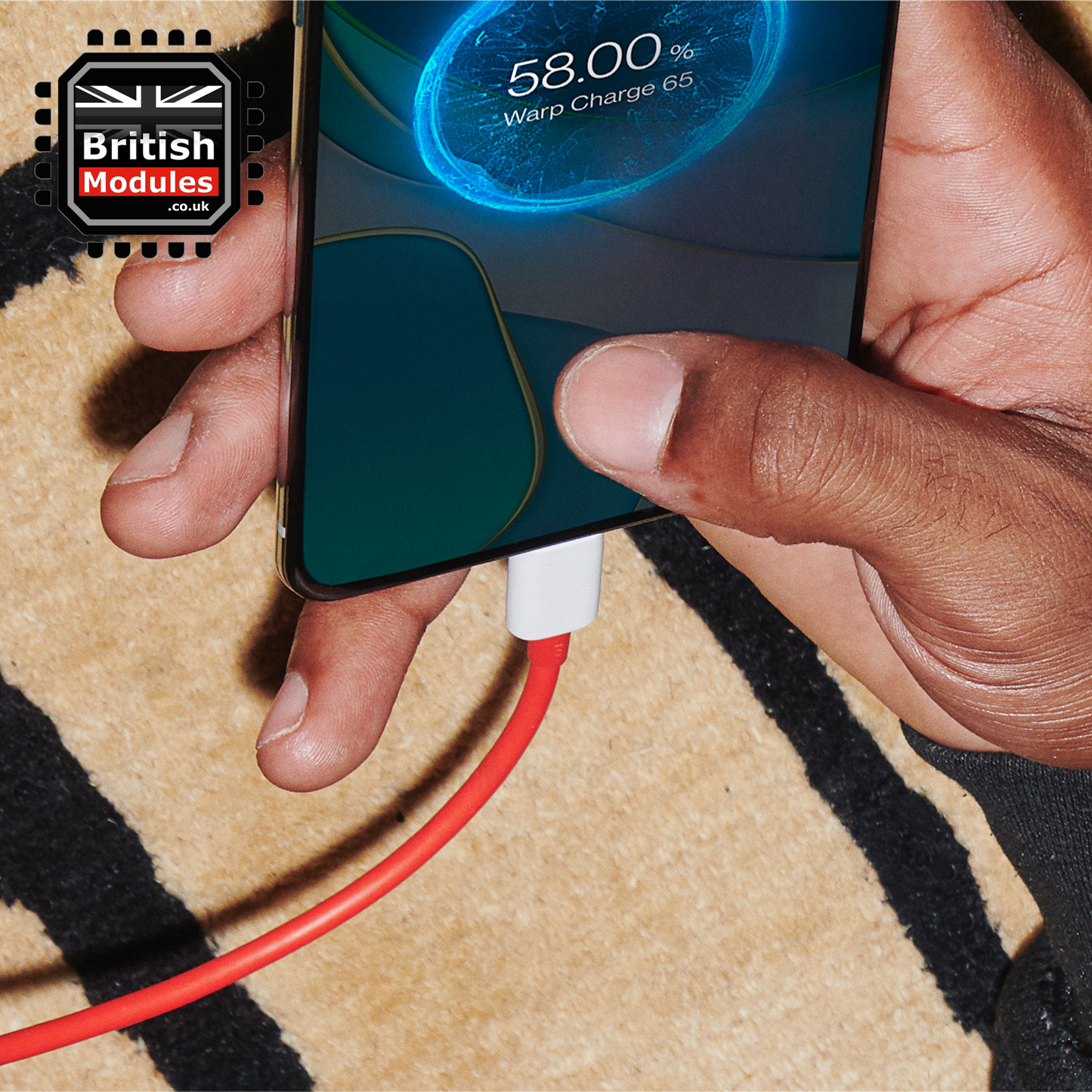 OnePlus SUPERVOOC / Warp Charge Type-C to Type-C Cable 6.5A 65W Fast Charging for 10 9 Pro 8 7 6 5
