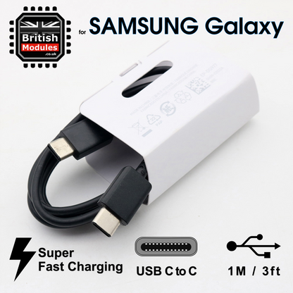 Samsung Galaxy Super Fast Charging Cable Data Sync USB Type-C to USB-C