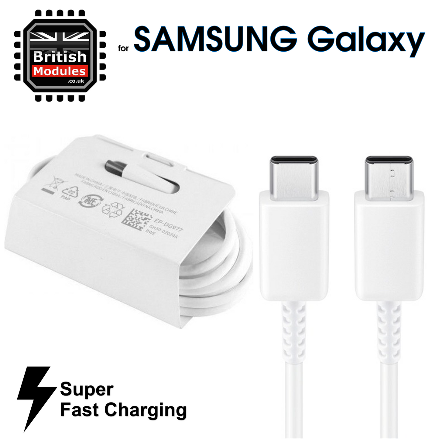 Samsung Galaxy Note20 Note10 S20 S21 S22 Ultra 5G USB-C Cable Super Fast Charging Data Sync PD 100W